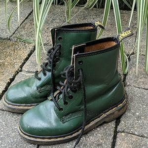 Deep Green Doc Martens